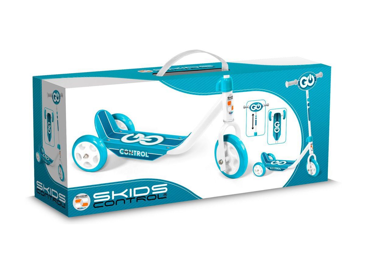 TROTINETE 3 RODAS SKIDS CONTROL AZUL image number 1