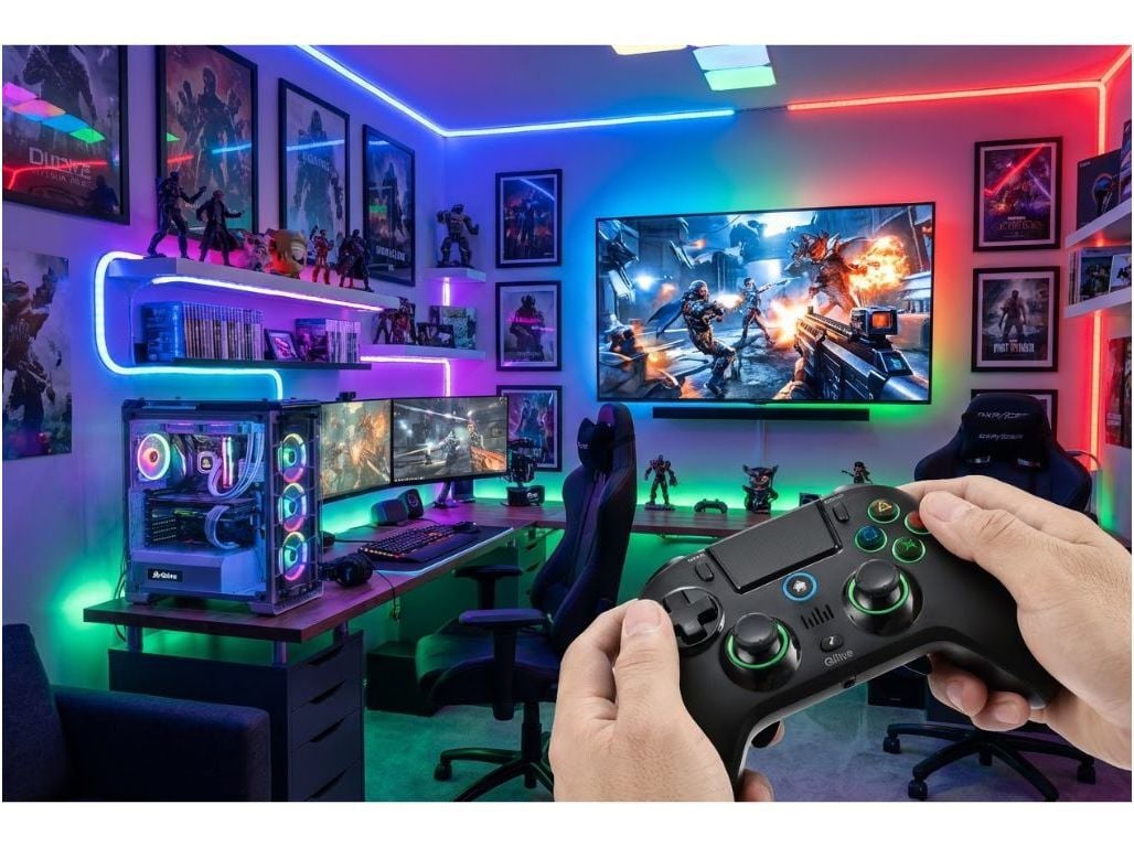 COMANDO GAMING QILIVE PRETO Q.3920 600195920 image number 2