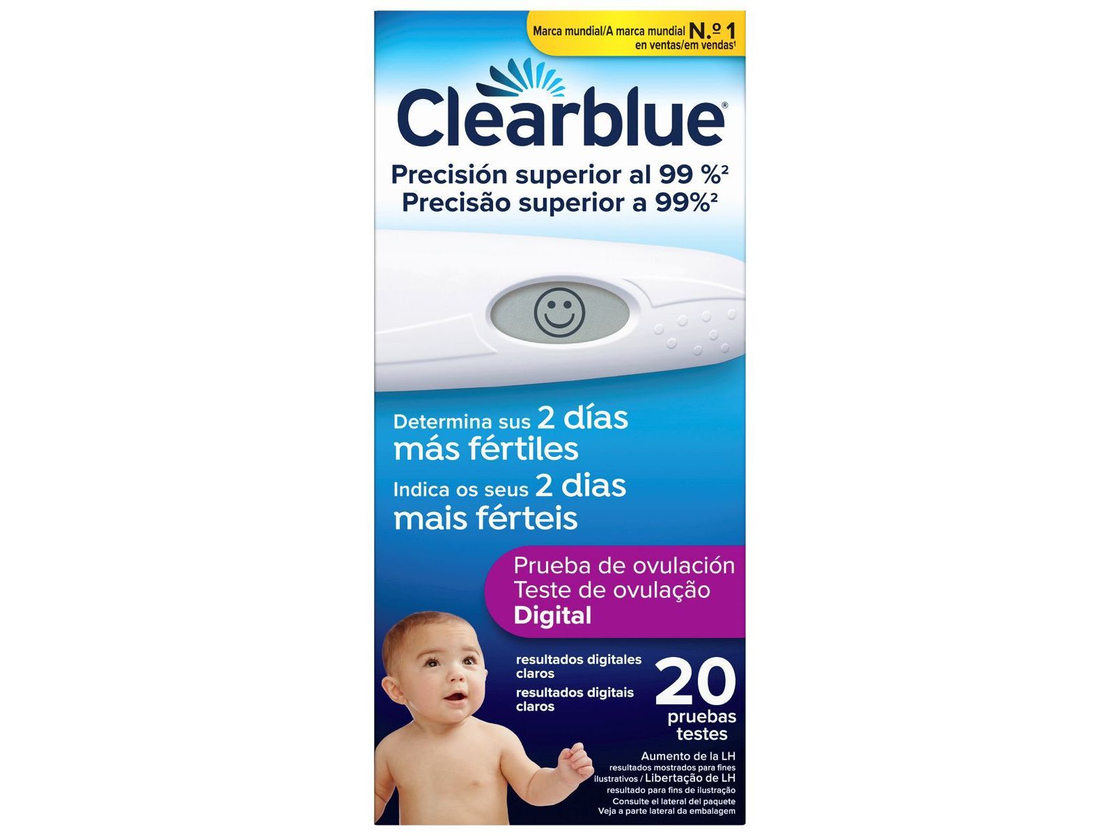 TESTE OVULA&Ccedil;&Atilde;O CLEARBLUEV 20UN DM image number 1