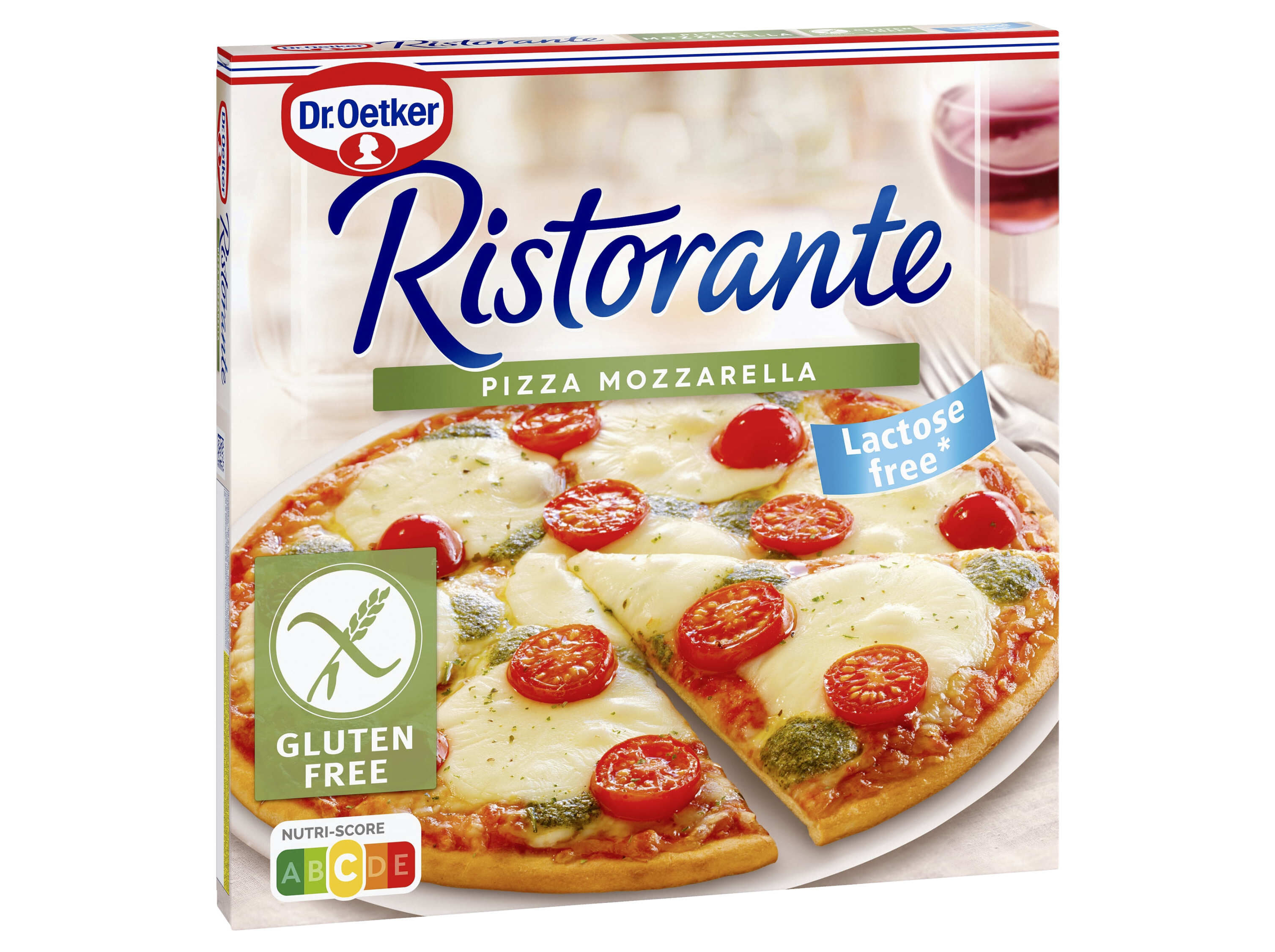 PIZZA DR.OETKER RISTORANTE SEM GLUT&Eacute;N E SEM LACTOSE MOZZARELA 370G image number 0