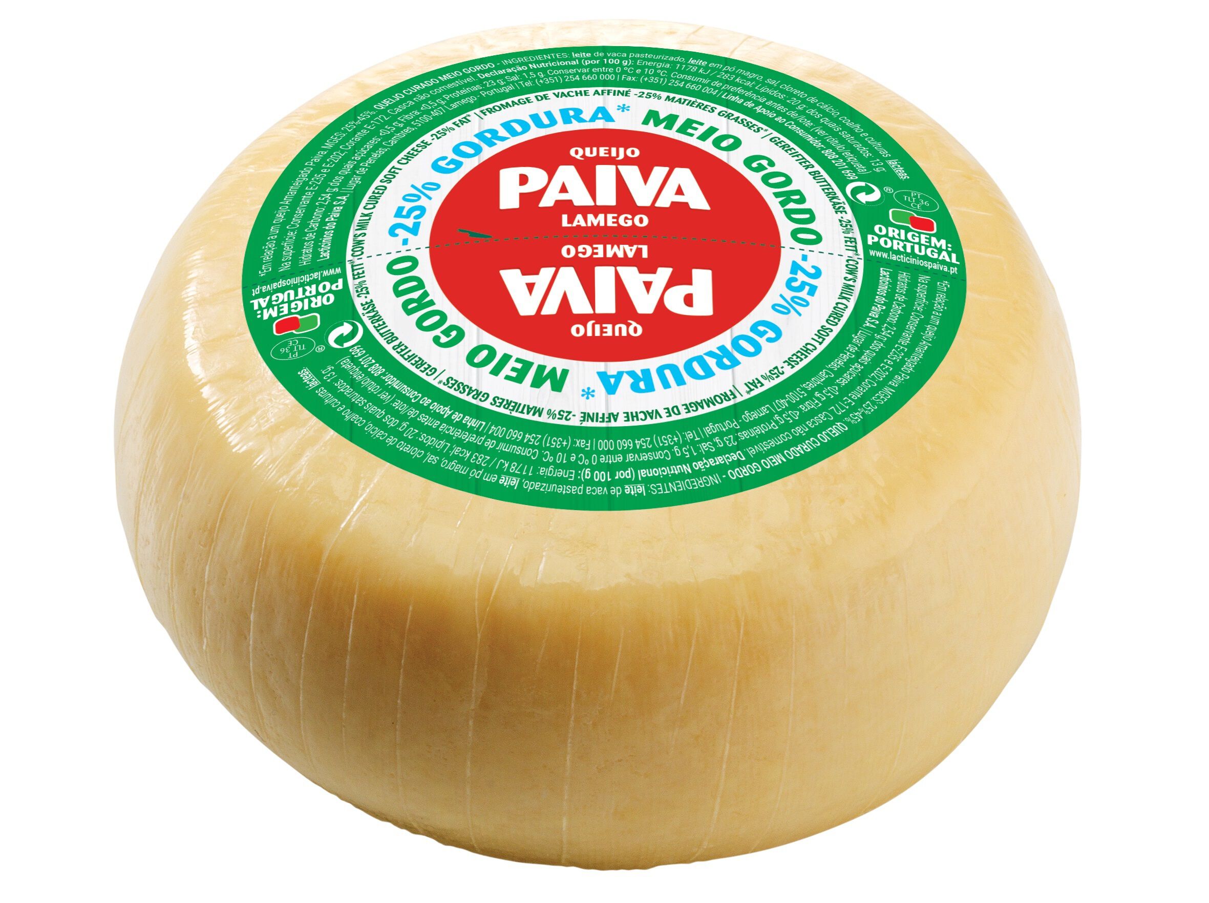 QUEIJO PAIVA MEIO GORDO GRANDE KG image number 0