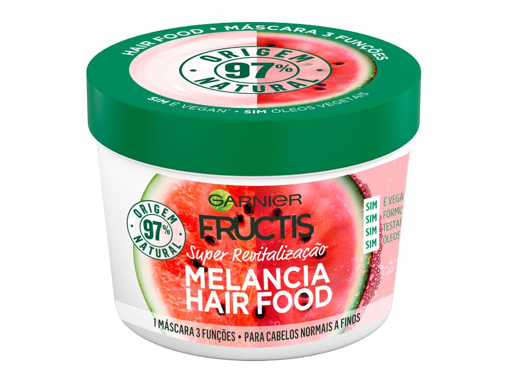 M scara Fructis Hair Food Melancia 390 Ml Auchan