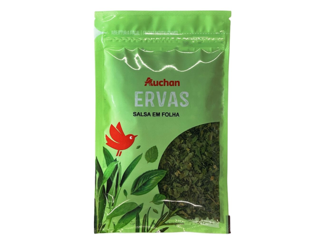 SALSA AUCHAN EM FOLHA SAQUETAS 6G