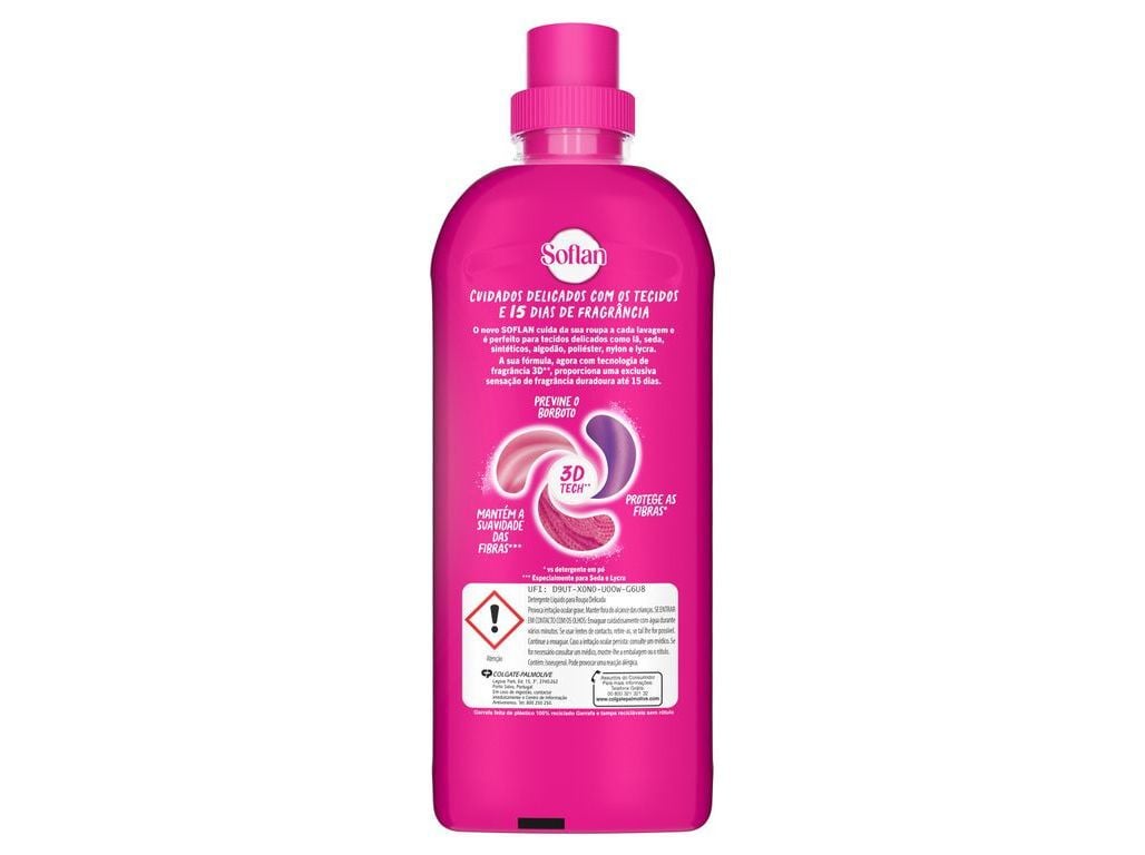 DET. ROUPA MANUAL SOFLAN DELICADO E PERFUMADO 22 DOSES image number 1