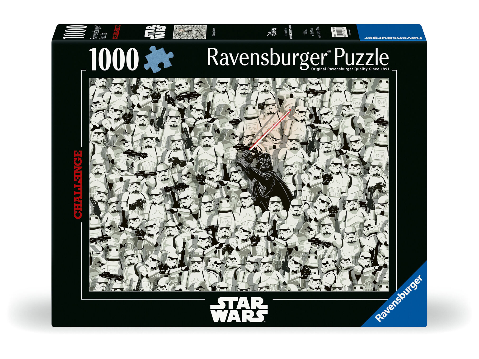 PUZZLE STAR WARS RAVENSBURGER 1000 PE&Ccedil;AS image number 0