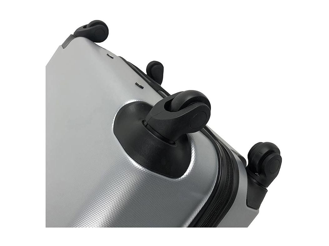 MALA DE VIAGEM M&Eacute;DIA R&Iacute;GIDA AIRPORT CINZENTO 4 RODAS 60CM image number 4