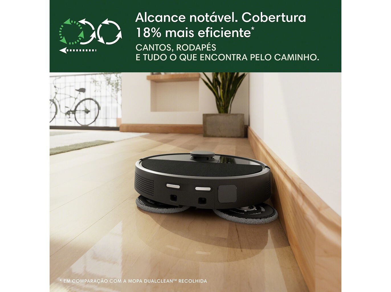 ASPIRADOR ROBOT IROBOT ROOMBA COMBO 505 + BASE AUTOWASH image number 3