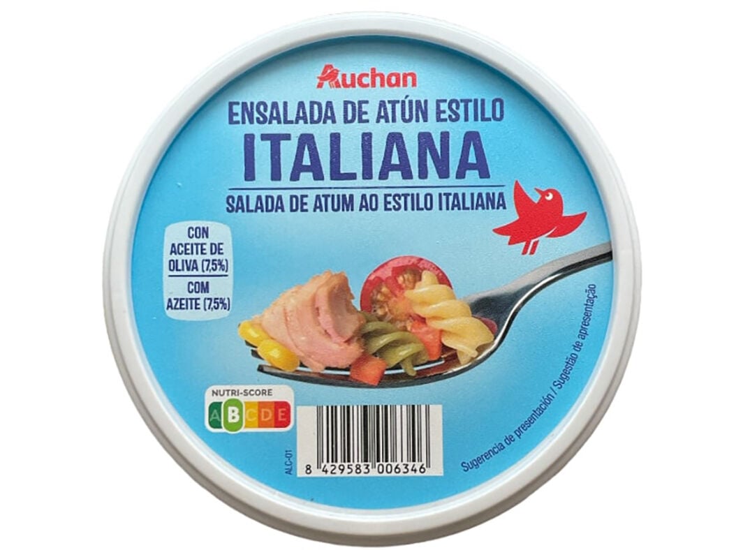 SALADA DE ATUM AUCHAN ITALIANA 250G