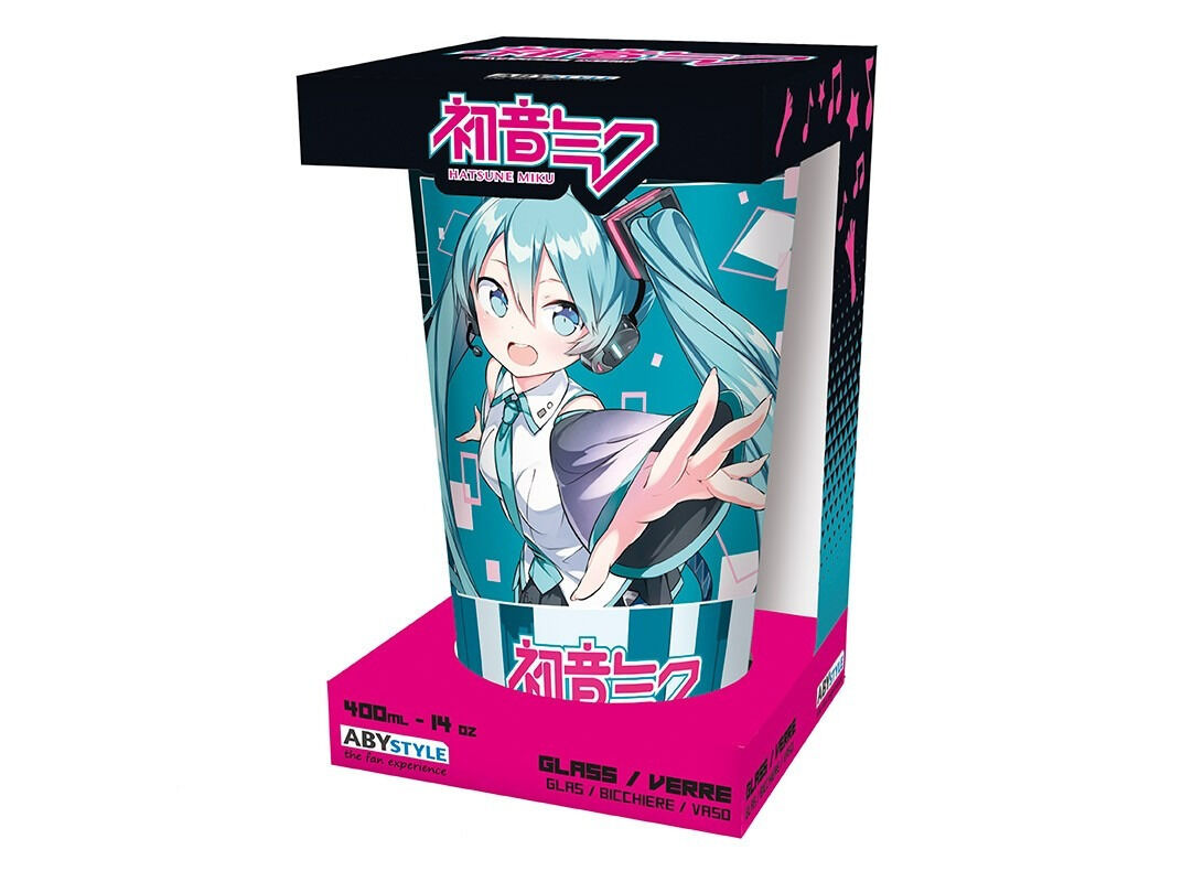 COPO DE VIDRO HATSUNE MIKU 400ML image number 2