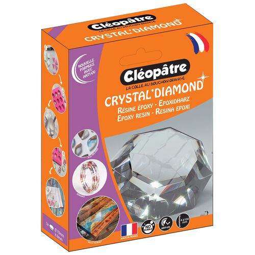 RESINA EPOXY CRYSTAL CLÉOPÂTRE DIAMOND 150ML+ACESS image number 0