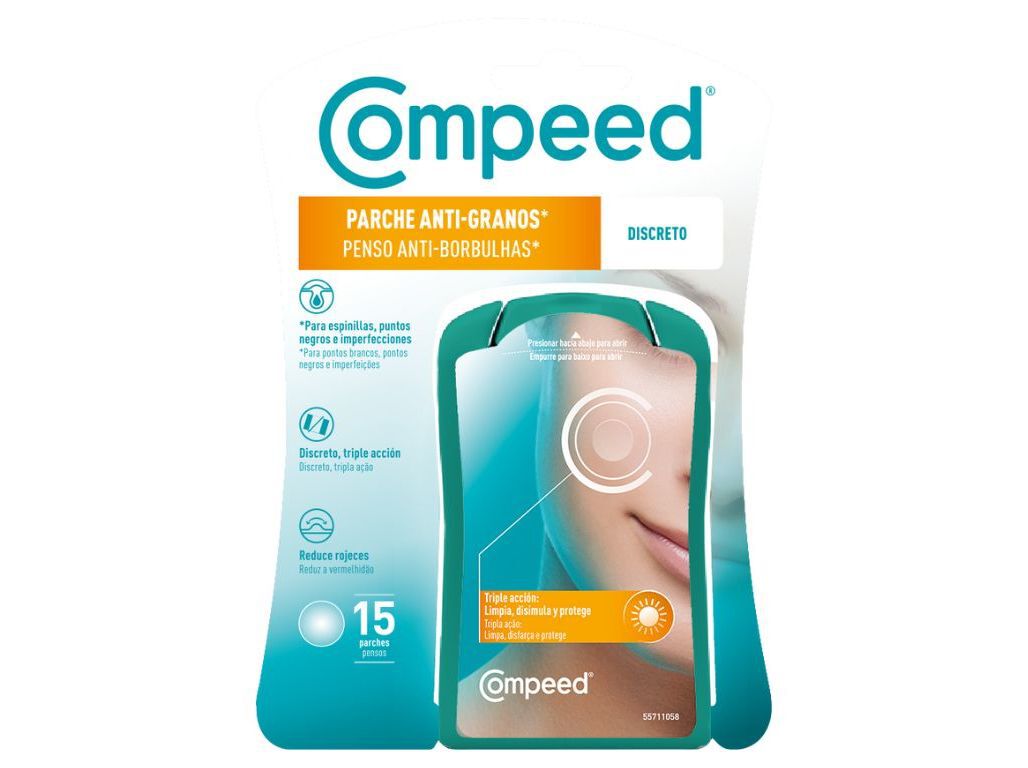 PENSOS COMPEED BORBULHAS DISCRETO 15UN