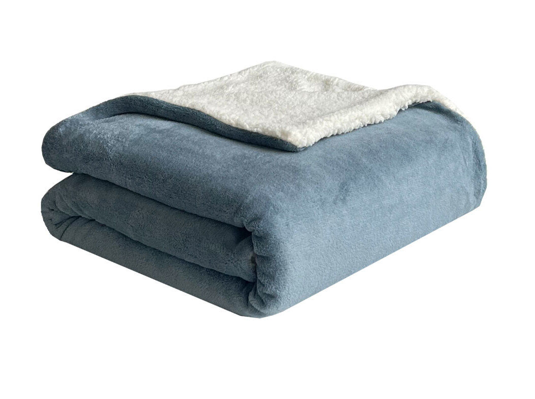 MANTA CORAL ACTUEL AZUL 130X170 WH26