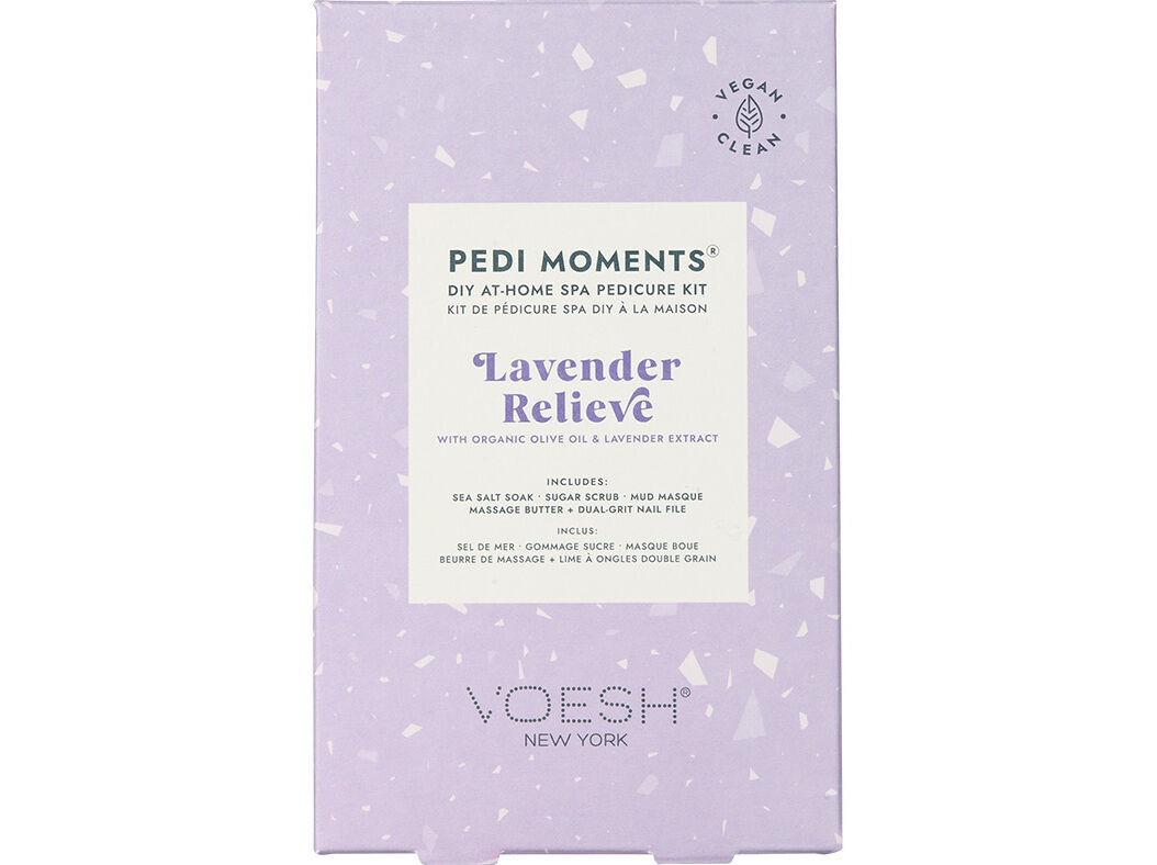 KIT PEDICURE VOESH NY PEDI MOMENTS LAVANDA + LIMA image number 0