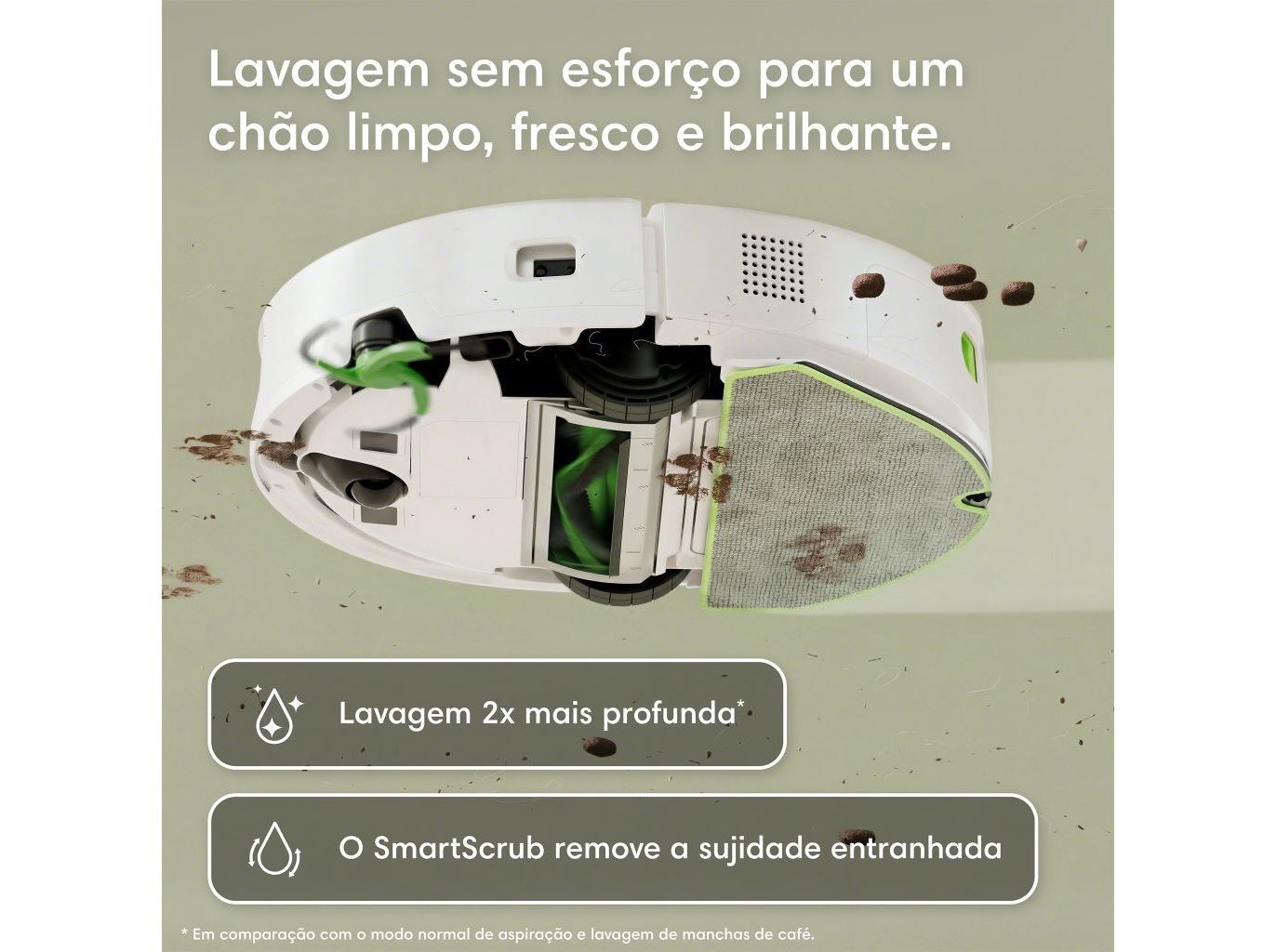 ASPIRADOR ROBOT IROBOT ROBOT ROOMBA COMBO 115 + BASE BRANCO image number 7