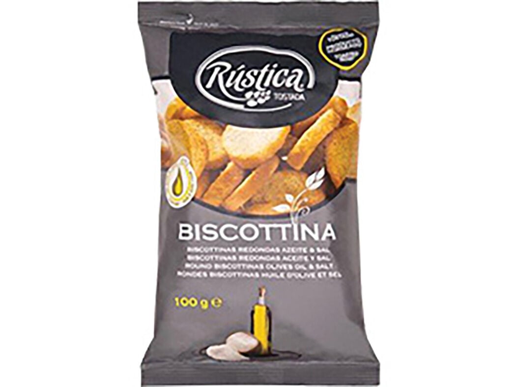 TOSTAS BISCOTTINAS R&Uacute;STICA AZEITE E SAL C18 100 G image number 0
