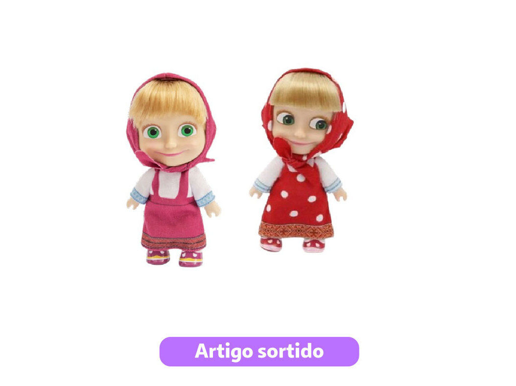 BONECA MASHA E O URSO FAMOSA 12CM MODELOS SORTIDOS image number 0