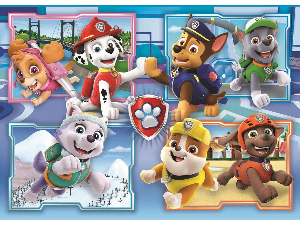 PUZZLE PATRULHA PATA CLEMENTONI 2X60 PE&Ccedil;AS image number 1