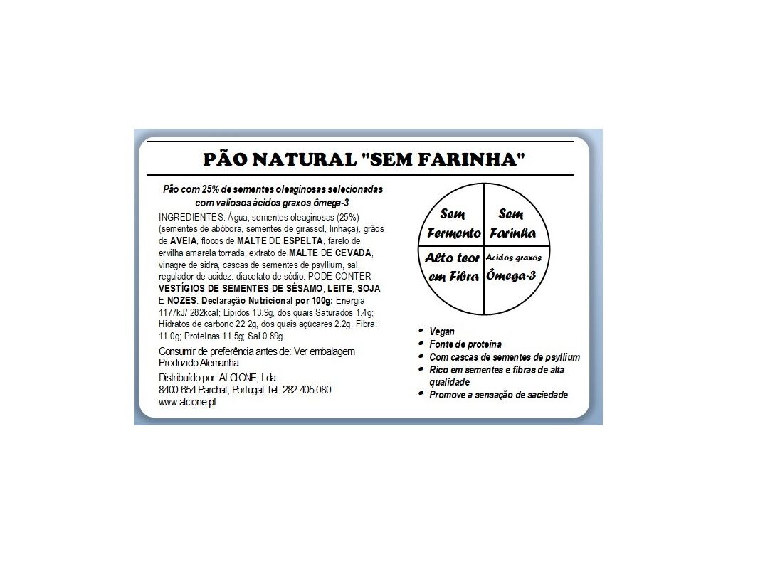 P&Atilde;O MESTEMACHER PURE NATURAL SEM FARINHA 300G image number 1