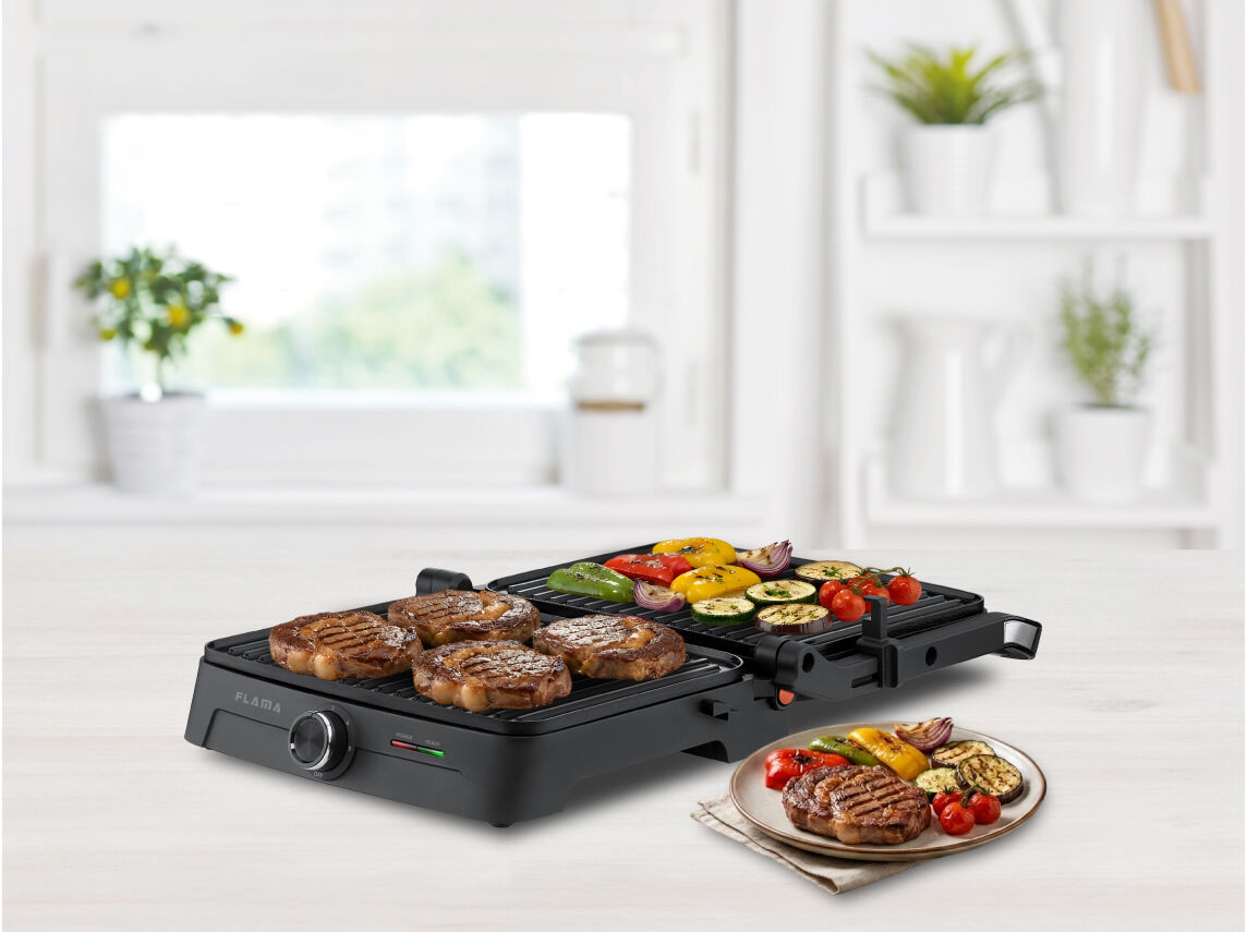 GRELHADOR DE PLACAS FLAMA 4522FL INOX 2000W image number 5