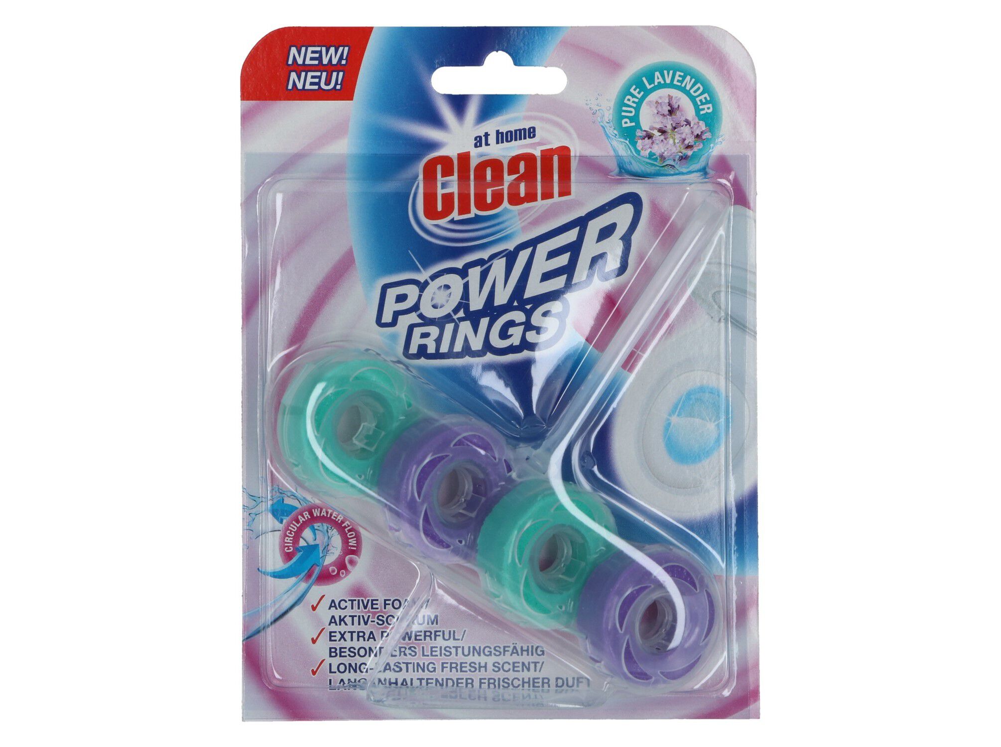 BLOCO SANIT&Aacute;RIO AT HOME CLEAN LAVANDA PURA 1 UN image number 0