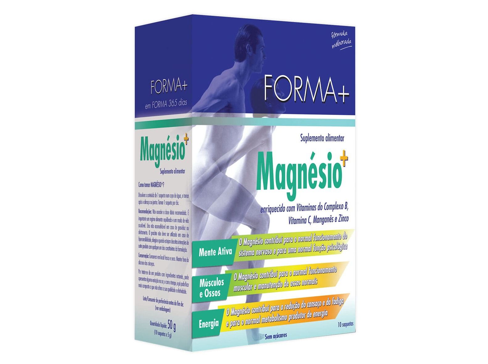 SUPLEMENTO FORMA+ MAGN&Eacute;SIO SOL&Uacute;VEL 10 SAQ