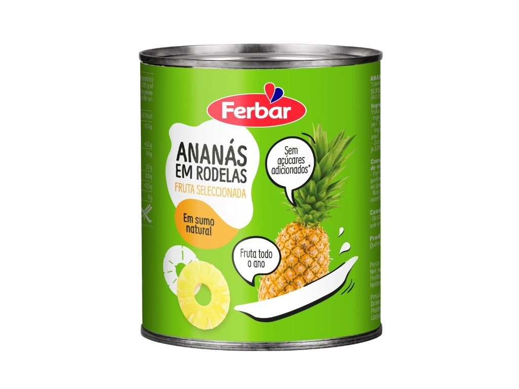 ANAN&Aacute;S FERBAR RODELAS SUMO NATURAL 820G