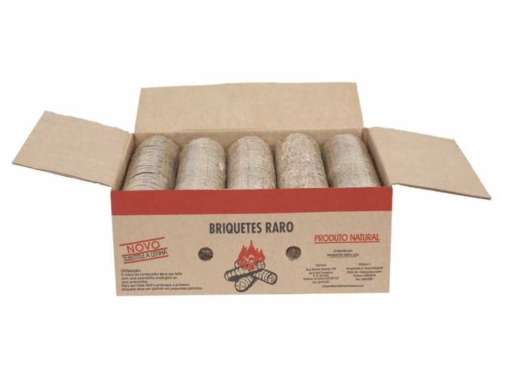 BRIQUETES DE MADEIRA RARO 10 UNIDADES