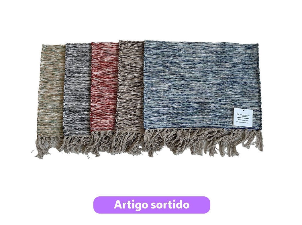 PASSADEIRA HOMESPECIAL RECICLADO 50X80CM CORES SORTIDAS