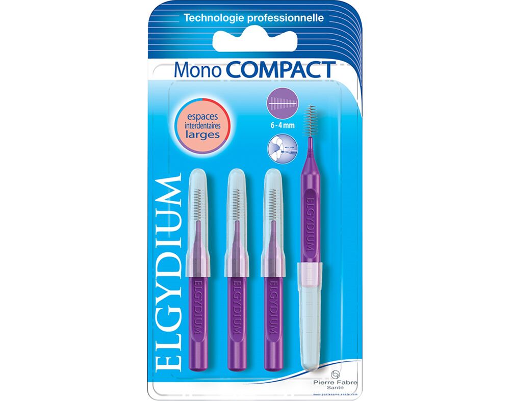 ESCOVILH&Otilde;ES ELGYDIUM MONO COMPACT ROXO 4UN image number 0