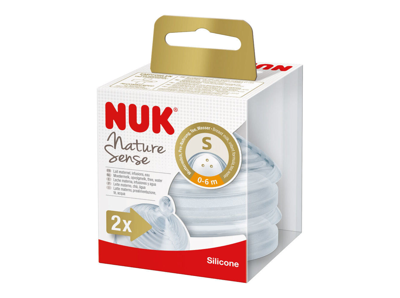 TETINA NUK FOR NATURE SILICONE 2UN S