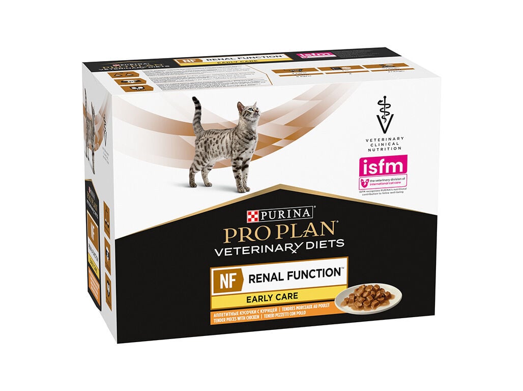 COMIDA H&Uacute;MIDA GATO PRO PLAN RENAL EARLY CARE 10X85G image number 1