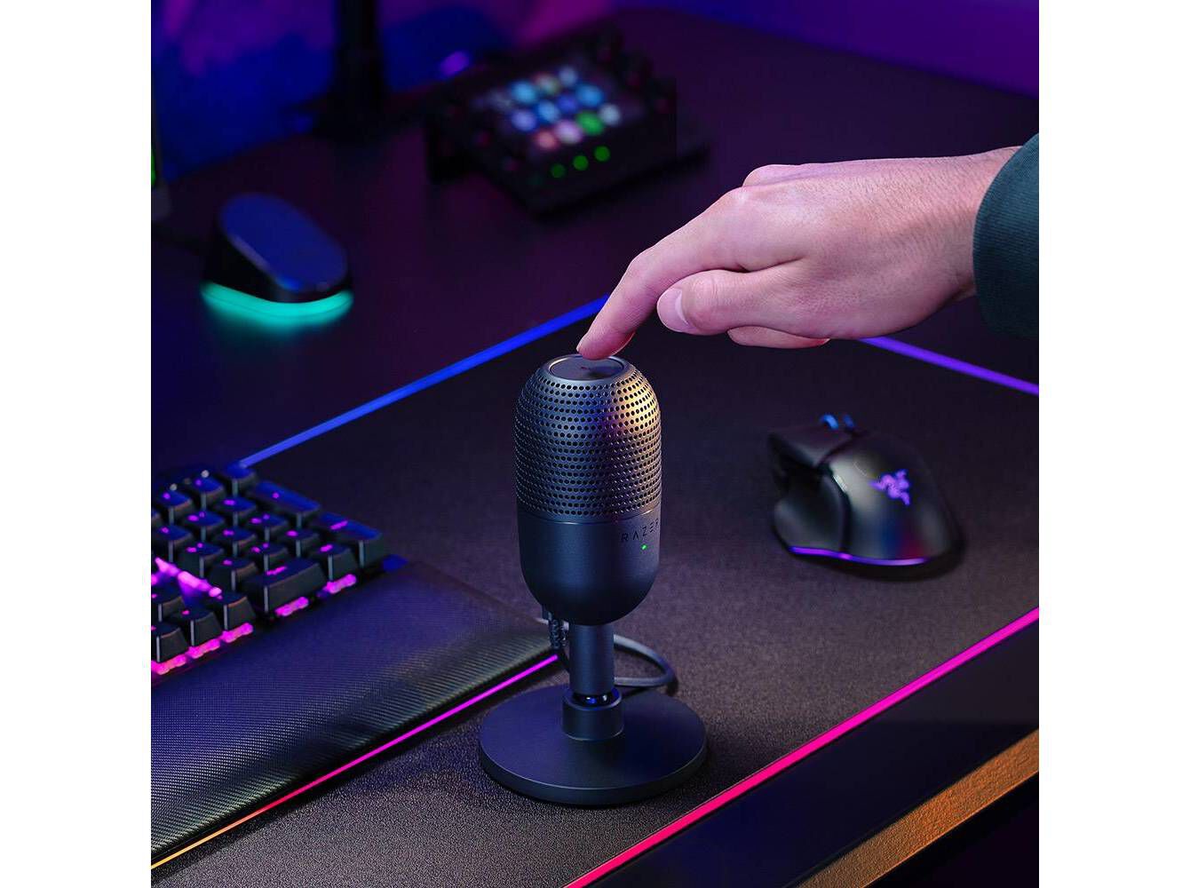 MICROFONE RAZER RZ19-05050100-R3M1 SEIREN PRETO image number 4