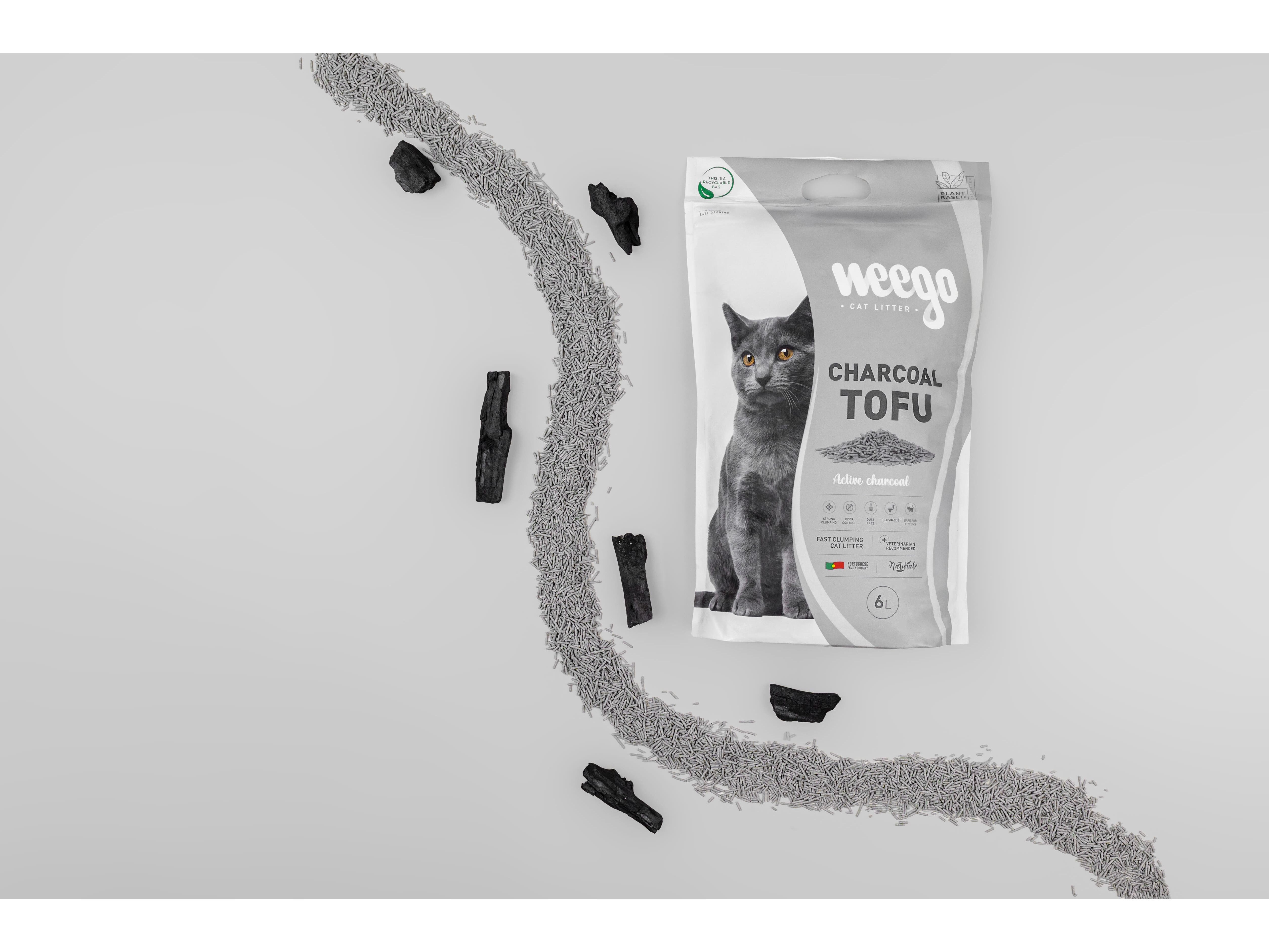 AREIA AGLOMERANTE WEEGO TOFU CARV&Atilde;O 6L