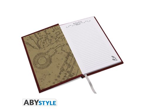 NOTEBOOK MARAUDER'S MAP ABYSSE HARRY POTTER