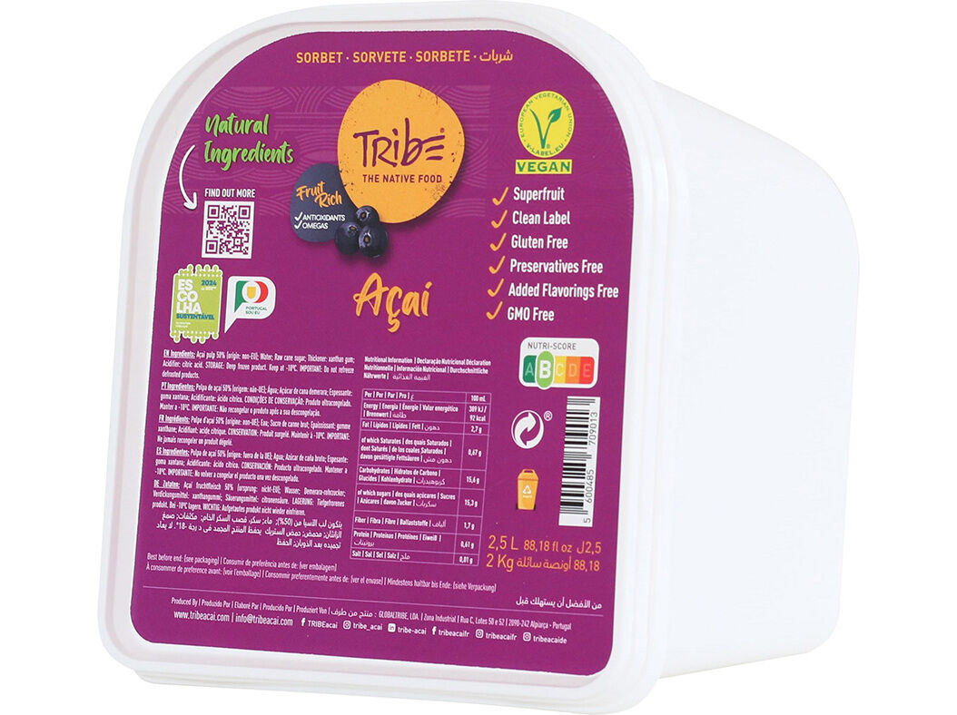 SORVETE TRIBE A&Ccedil;A&Iacute; 2.5L image number 0