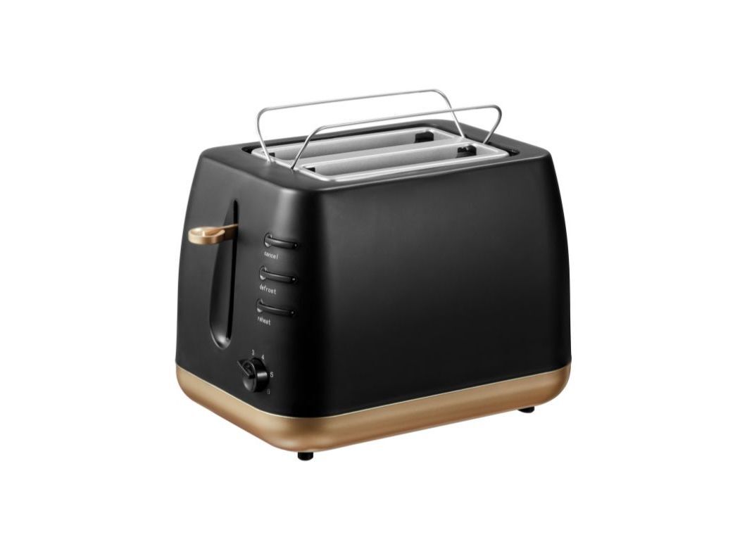 TORRADEIRA 2 ENTRADAS QILIVE Q.5017 PRETO/DOURADO