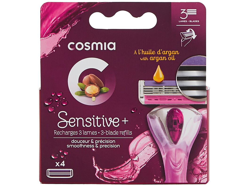 RECARGAS M&Aacute;QUINA COSMIA DEPILAT&Oacute;RIA SENS&Iacute;VEIS 3L&Acirc;MINAS 4UN image number 0