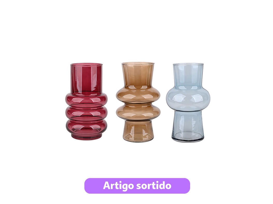 JARRA VIDRO ACTUEL A20X&Oslash;11.5CM MODELOS SORTIDOS