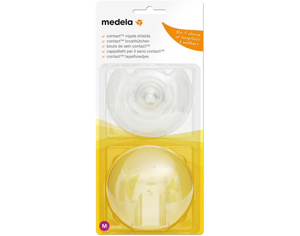 MAMILOS MEDELA CONTACT DE SILICONE TAMANHO M 1 PAR
