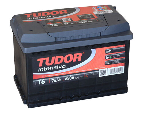 Bateria Auto Tudor Intensivo T6 12v 74ah 680a