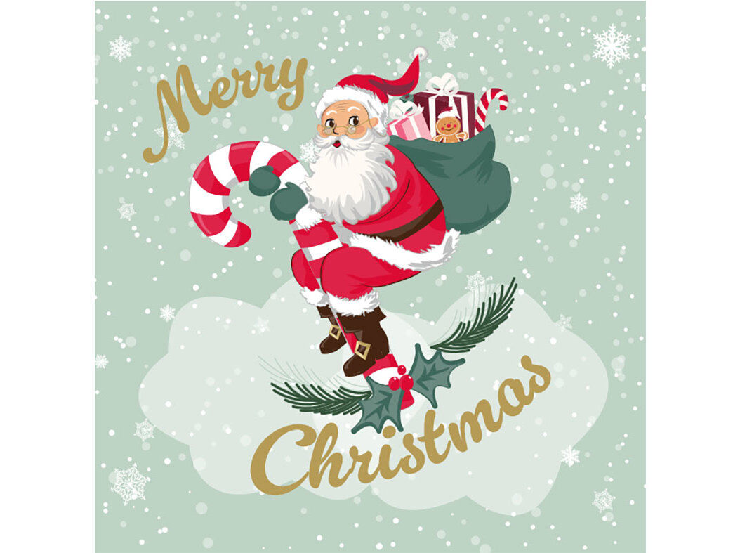 GUARDANAPOS PAI NATAL ACTUEL VERDE 20 UNIDADES 33X33CM