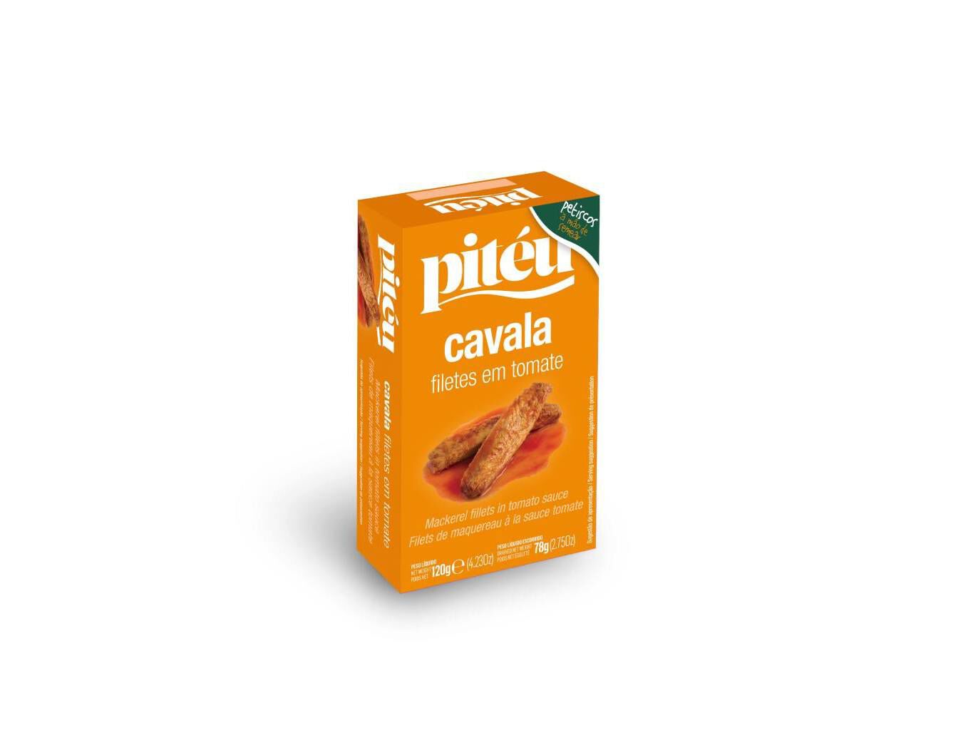 FILETE CAVALA PIT&Eacute;U EM TOMATE 120G image number 0