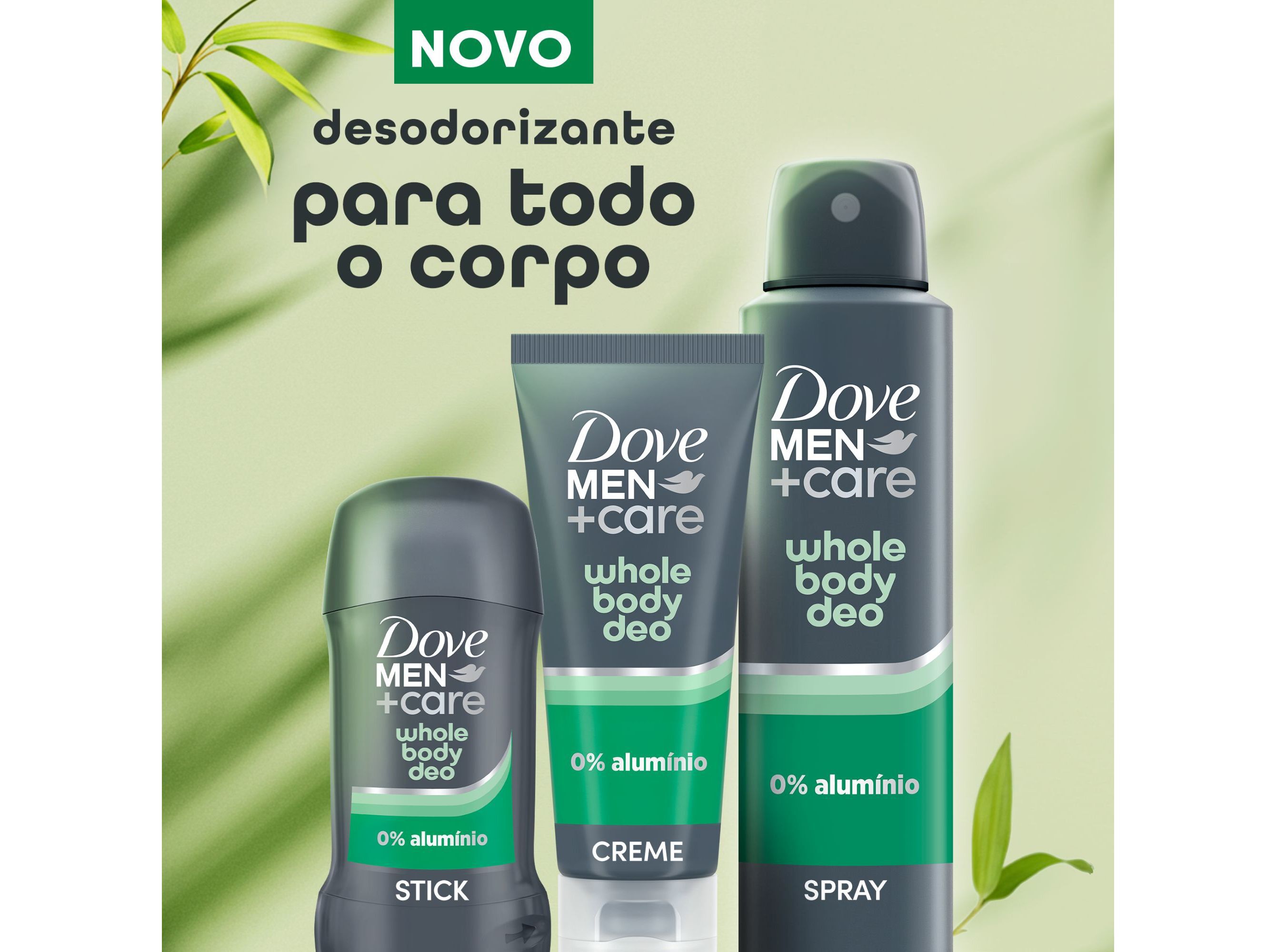 DESODORIZANTE STICK DOVE MEN WHOLE BODY BAMBOO+ALOE 50ML image number 4