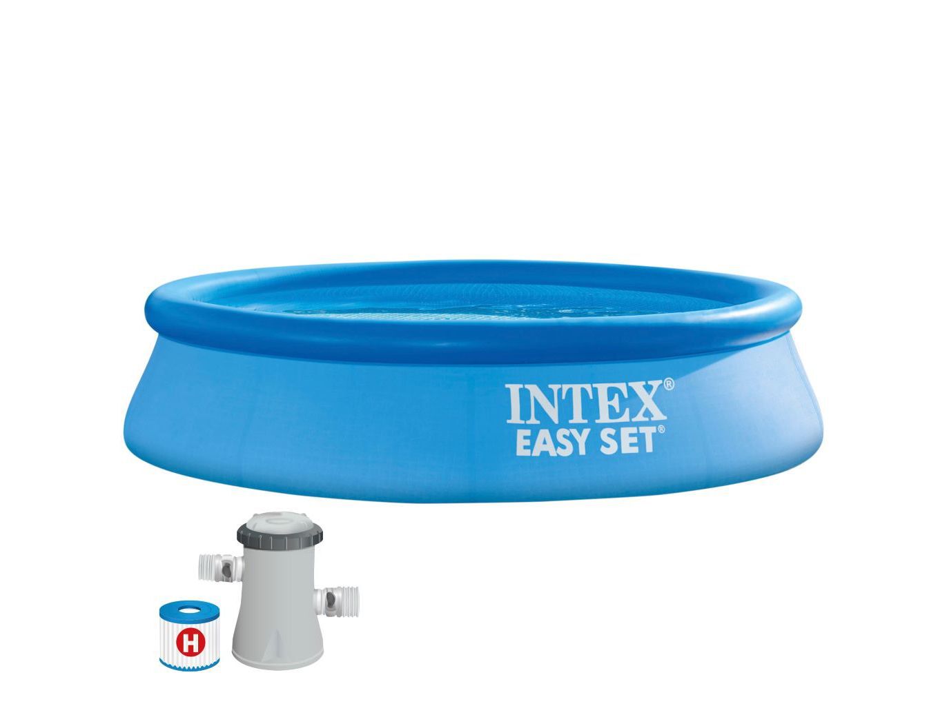 PISCINA INSUFL&Aacute;VEL INTEX EASY SET &Oslash;305X61 CM COM BOMBA FILTRO 3.077L image number 1