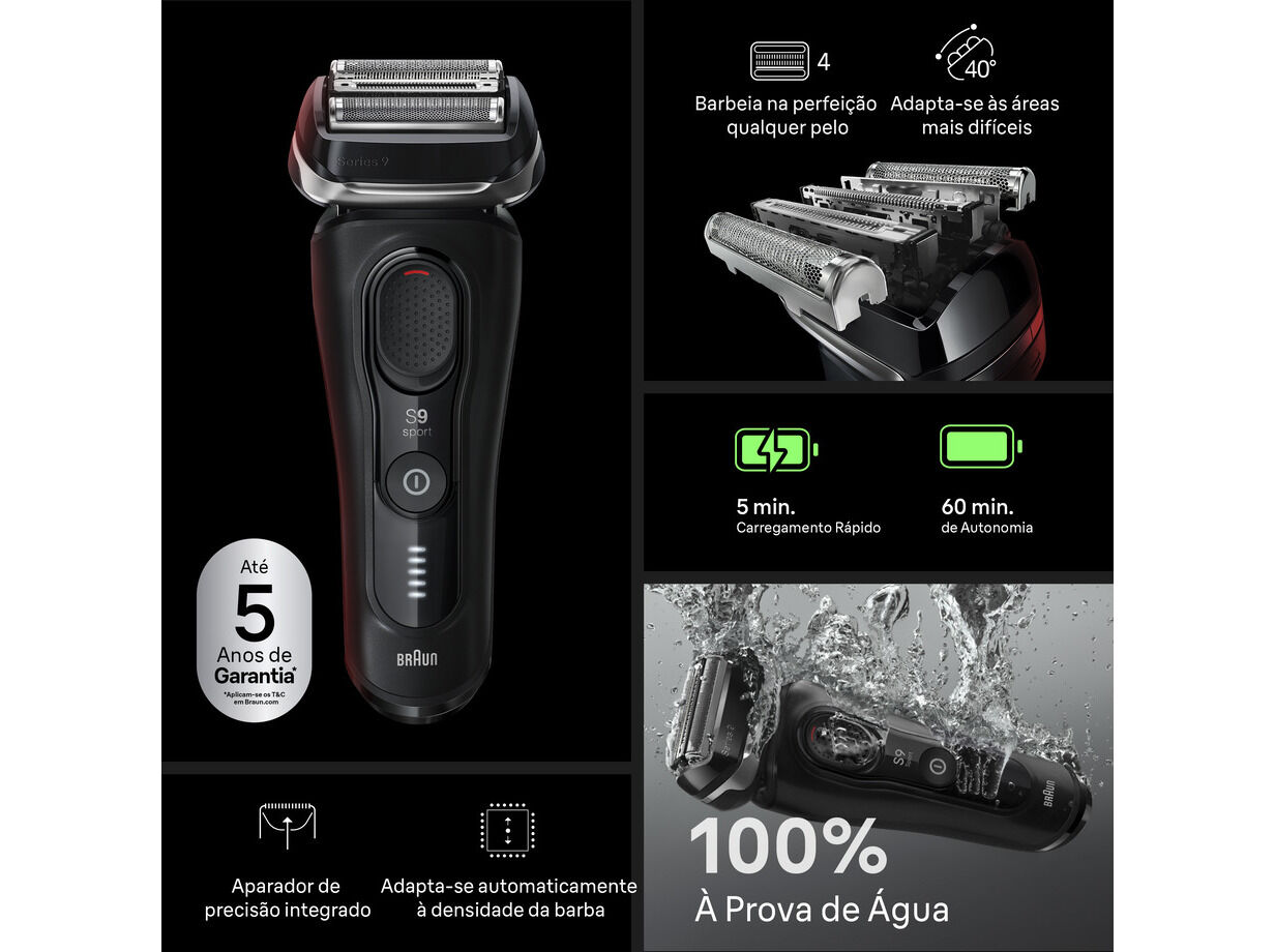 MAQUINA DE BARBEAR BRAUN S9 9110 S image number 3