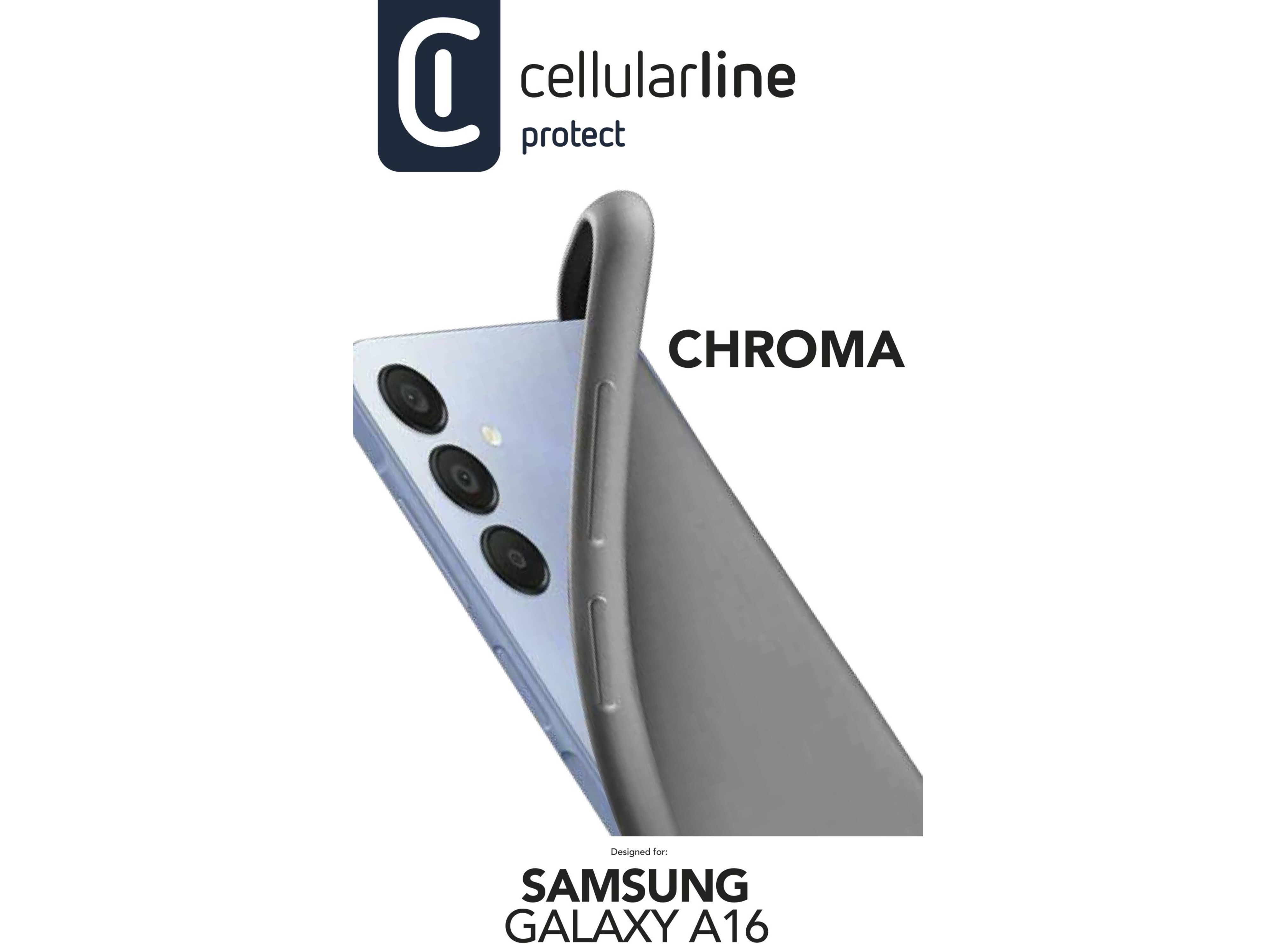 CAPA CHROMA CELLULARLINE SAMSUNG A16 PRETA image number 1