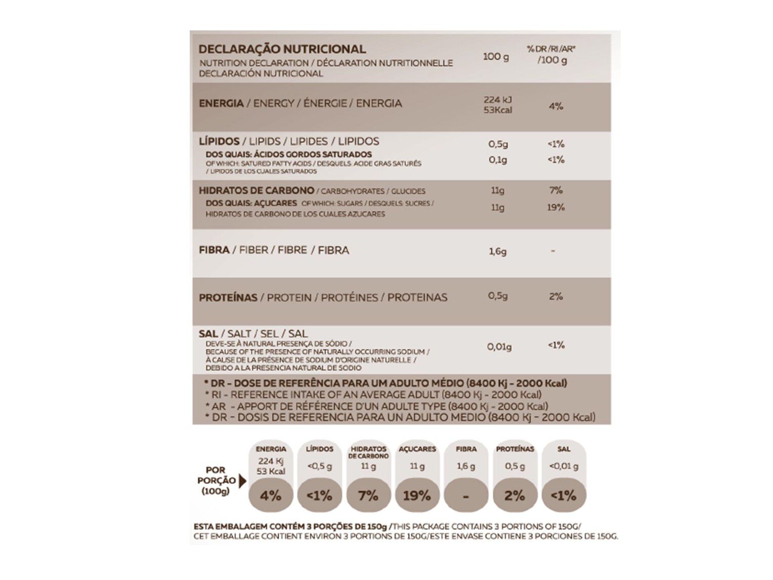 MIX FRUTAS AGROAGUIAR TROPICAIS 300G image number 1