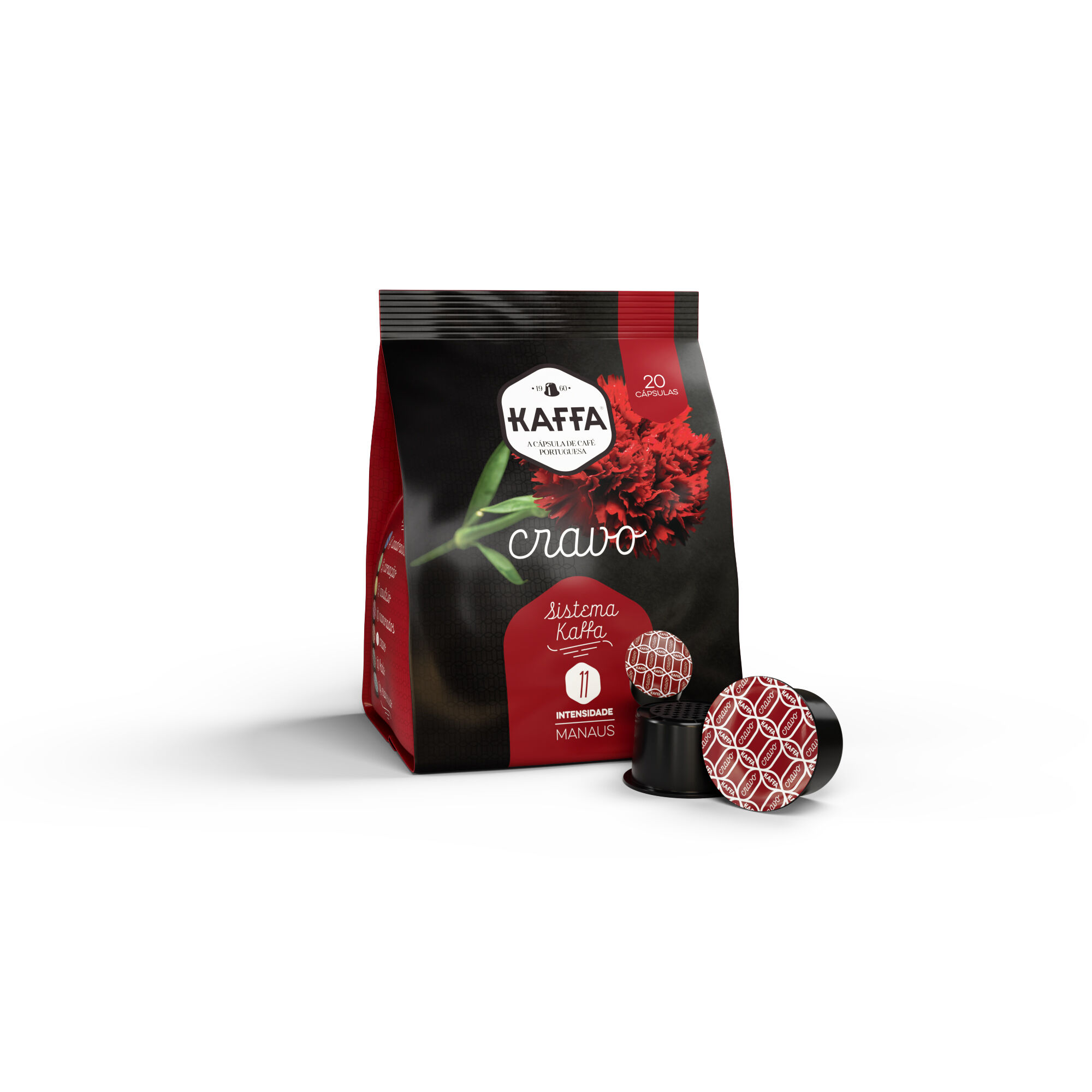 C&Aacute;PSULAS KAFFA CAF&Eacute; SK CRAVO INTENSIDADE 11 20UN