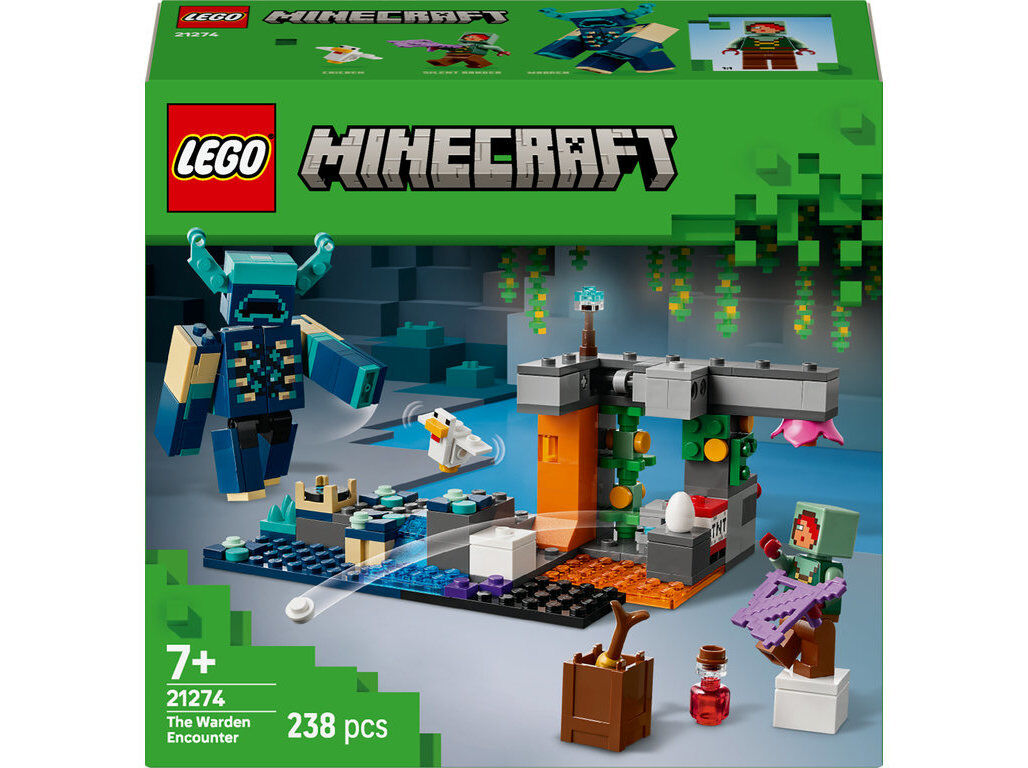 O ENCONTRO COM O GUARDA LEGO MINECRAFT 21274 image number 0
