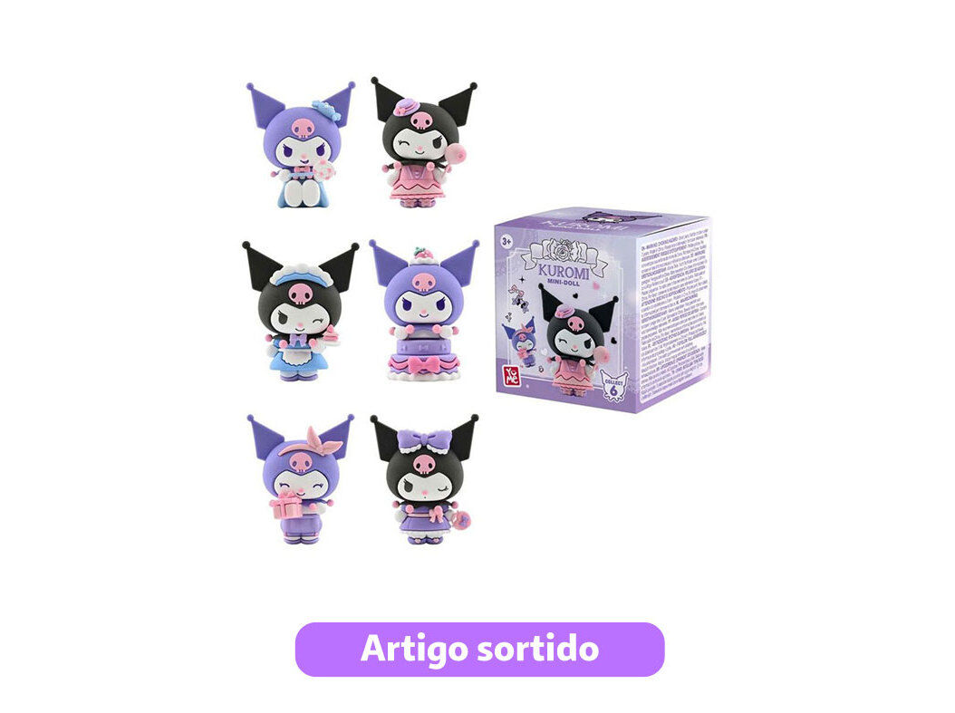 FIGURA YUME HELLO KITTY KUROMI BIRTHDAY MODELOS SORTIDOS